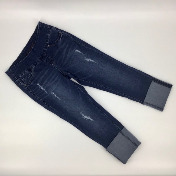 Jag Jeans Lewis Straight Cuff Blue Ankle Jeans, 8 - Picture 3 of 16